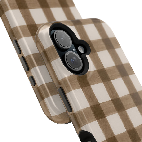 Cider Plaid MagSafe Phone Case