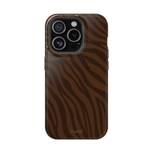 Cocoa Zebra MagSafe Phone Case