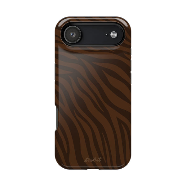 Cocoa Zebra MagSafe Phone Case