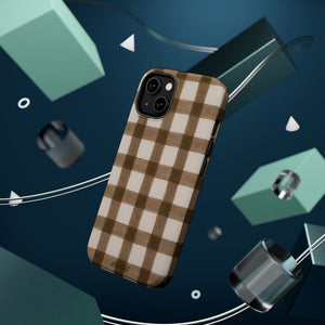 Cider Plaid MagSafe Phone Case