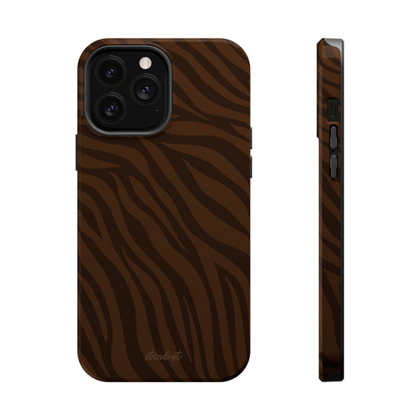 Cocoa Zebra MagSafe Phone Case