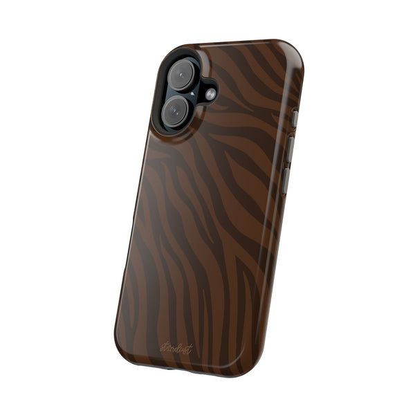 Cocoa Zebra MagSafe Phone Case
