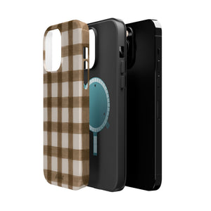 Cider Plaid MagSafe Phone Case