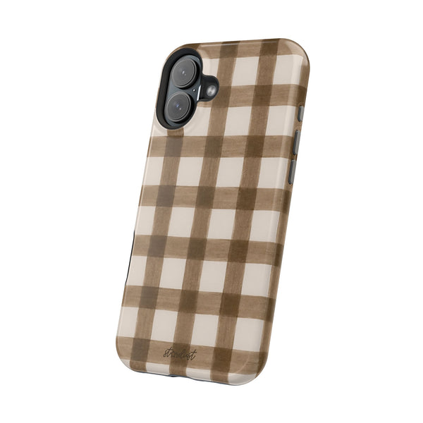 Cider Plaid MagSafe Phone Case