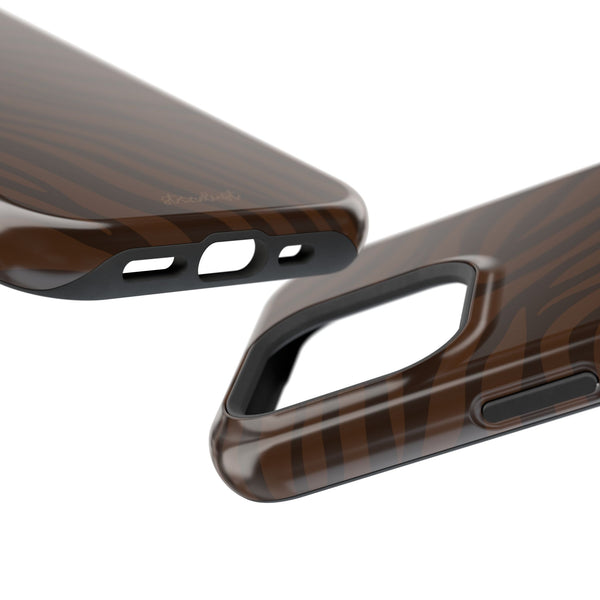 Cocoa Zebra MagSafe Phone Case