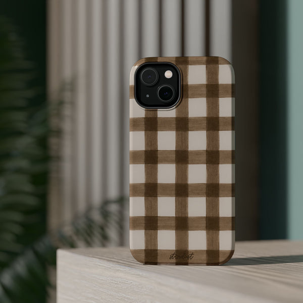 Cider Plaid MagSafe Phone Case