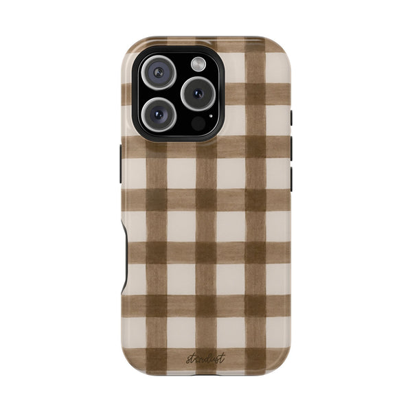 Cider Plaid MagSafe Phone Case