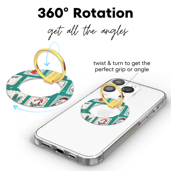 Santa's Stamps MagSafe Phone Ring