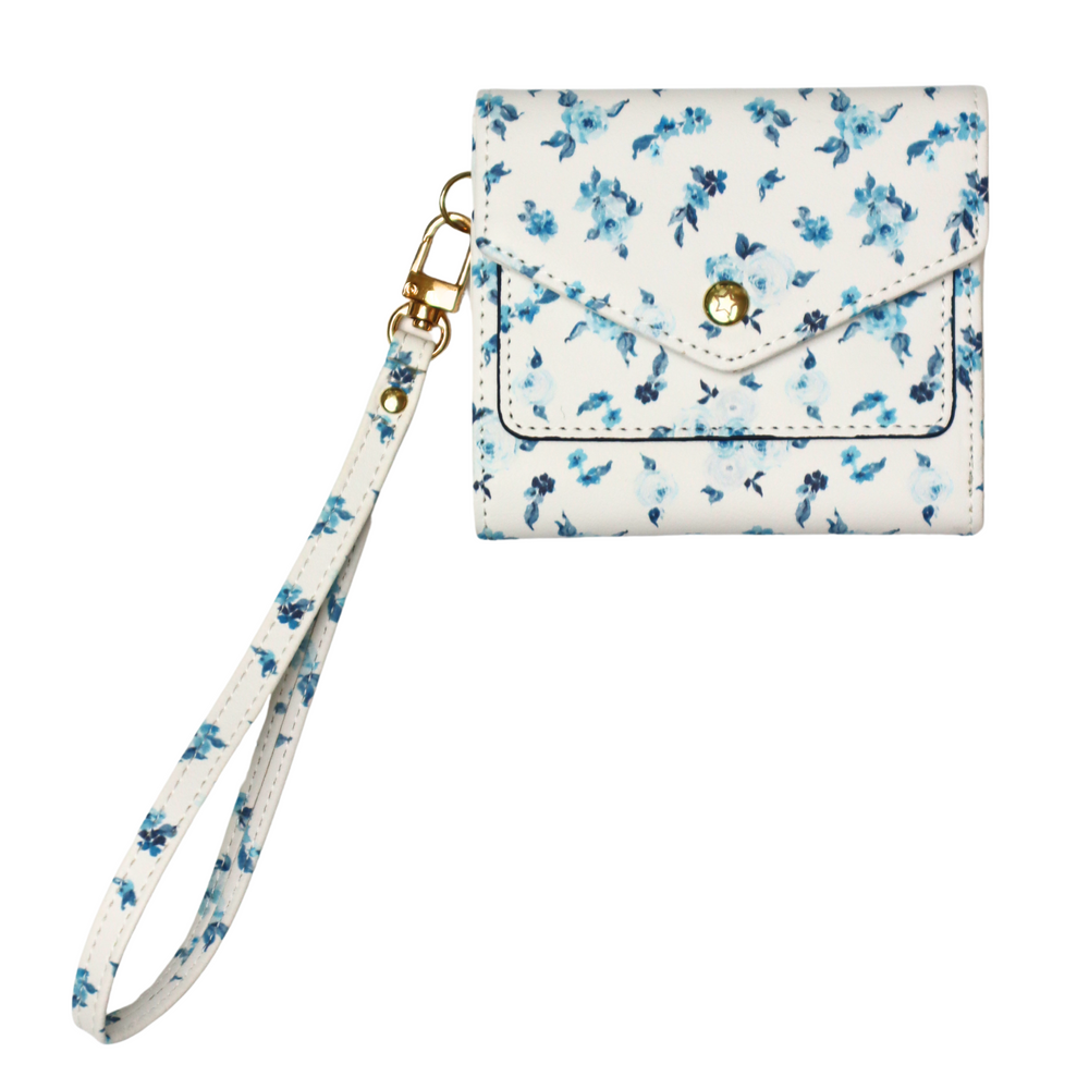 Coastal Florals Wallet Wristlet