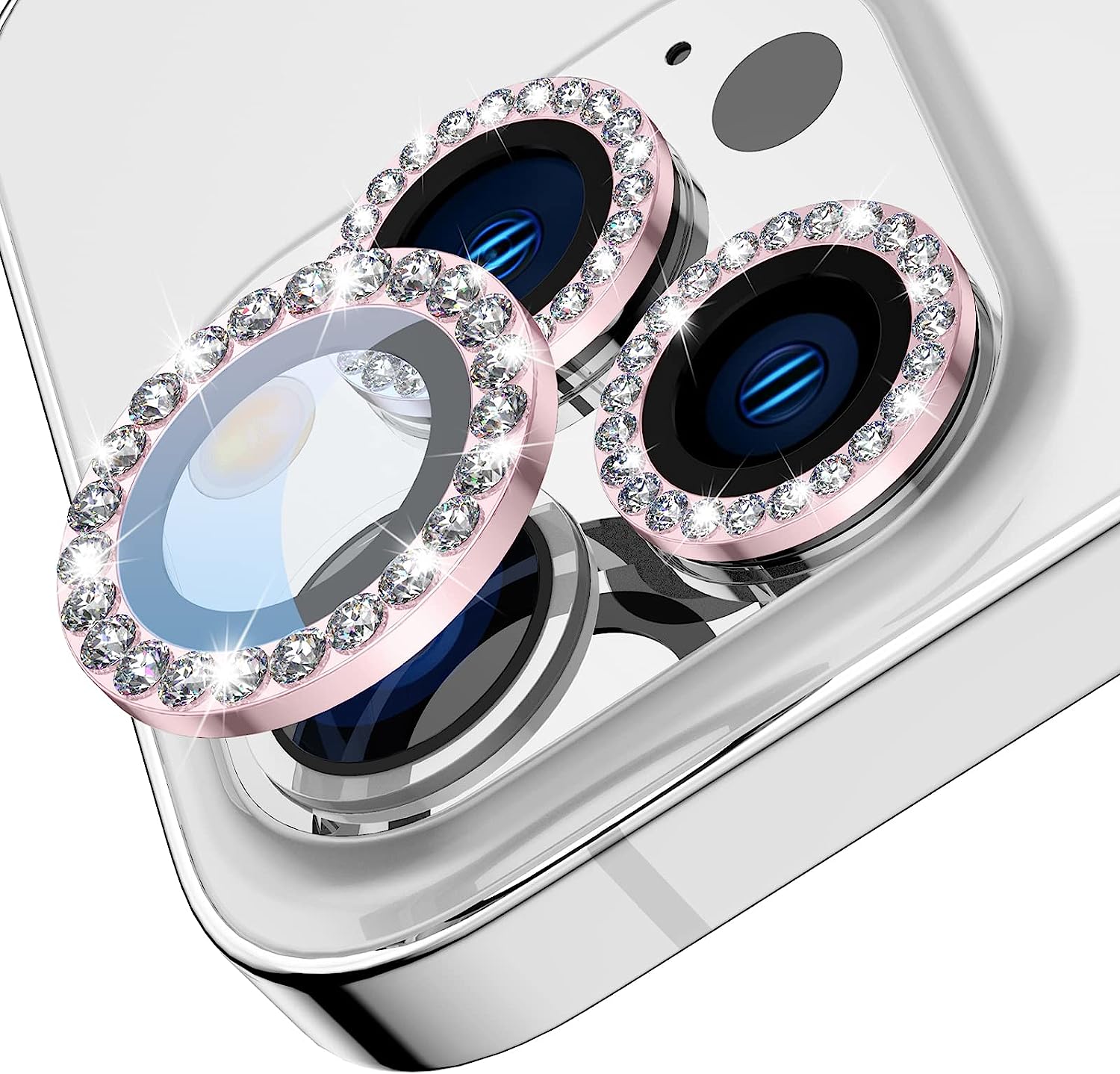 Pink Diamond Phone Camera Lens Protector