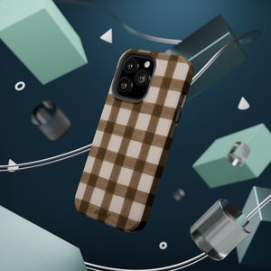 Cider Plaid MagSafe Phone Case