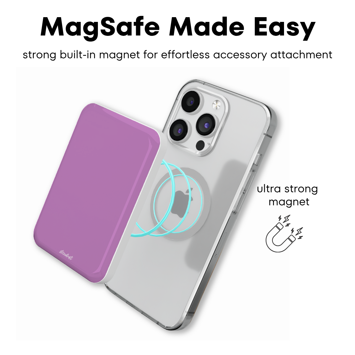 Lilac MagSafe Power Bank