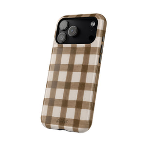 Cider Plaid MagSafe Phone Case