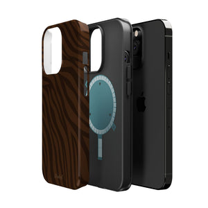 Cocoa Zebra MagSafe Phone Case