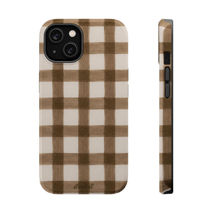 Cider Plaid MagSafe Phone Case