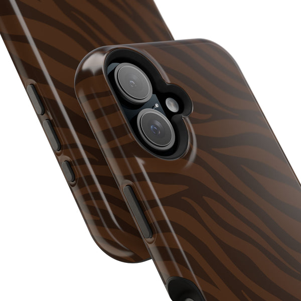 Cocoa Zebra MagSafe Phone Case