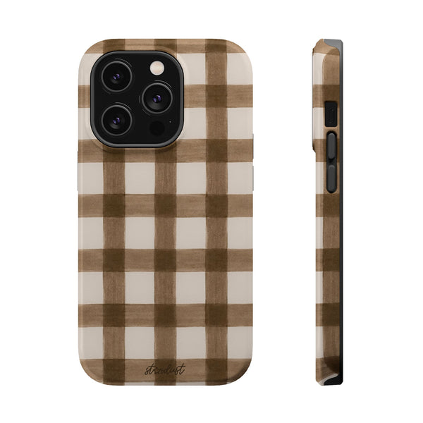 Cider Plaid MagSafe Phone Case
