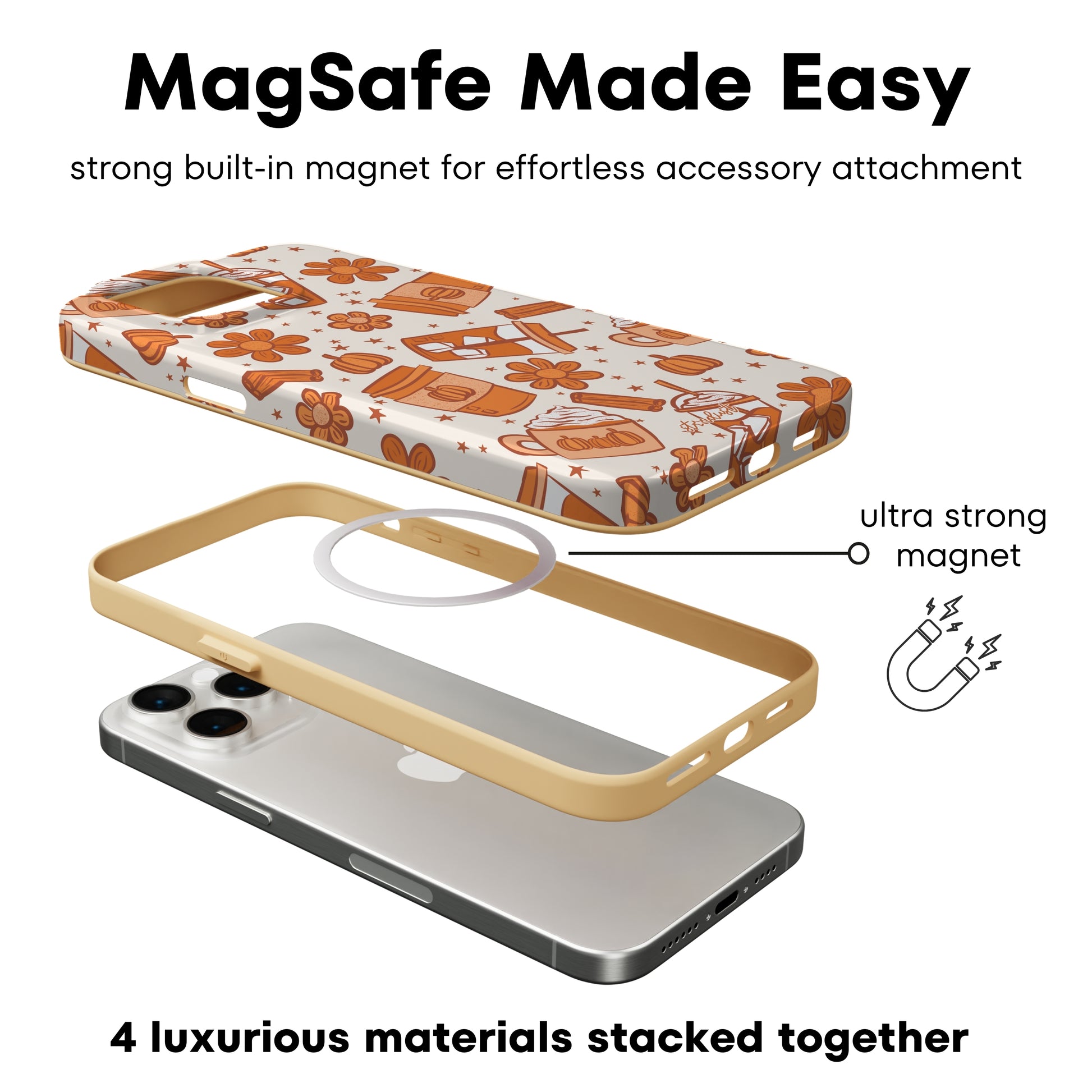 Pumpkin Spice MagSafe iPhone Case