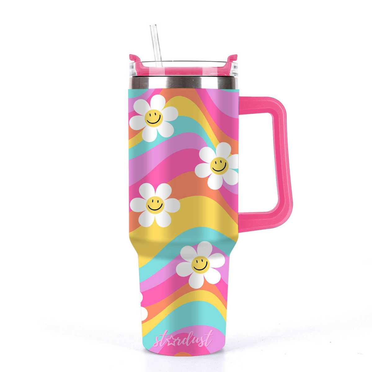Preppy Collage 30oz Tumbler with Handle
