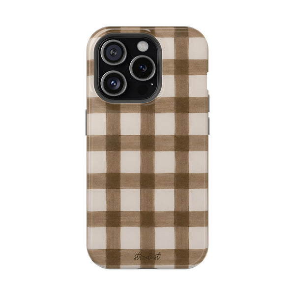 Cider Plaid MagSafe Phone Case