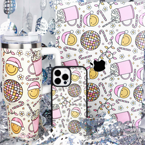 Festive Fun 30oz Tumbler with Handle