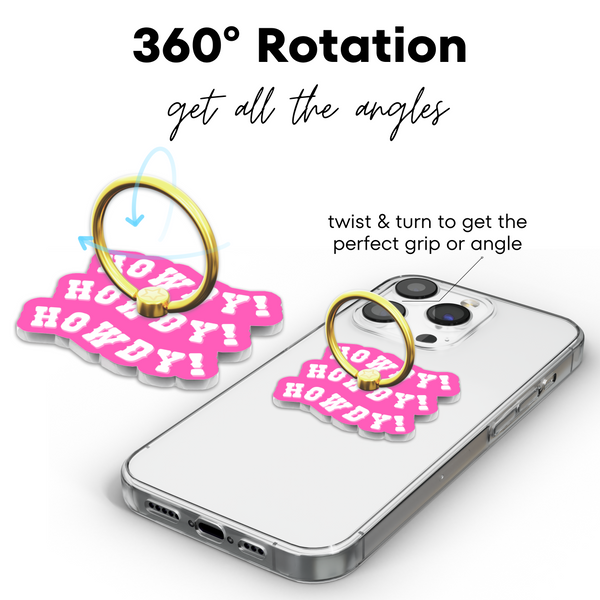 Howdy Adhesive Phone Ring
