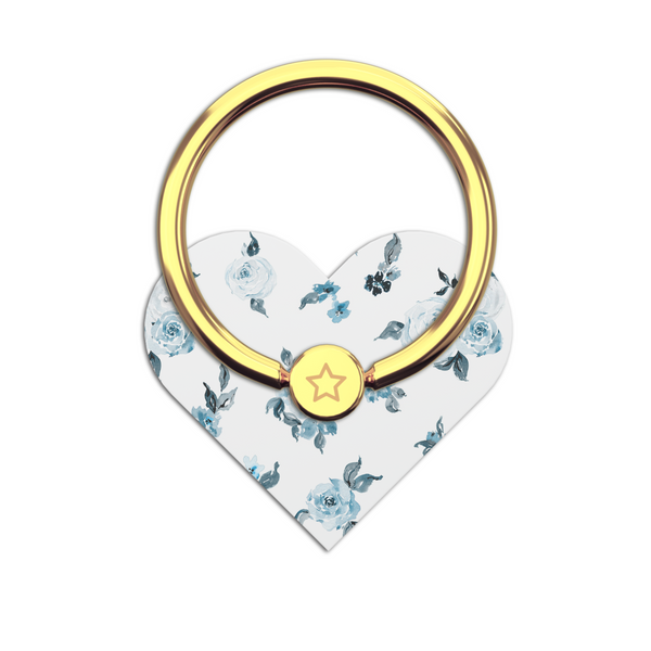 Coastal Florals Adhesive Phone Ring