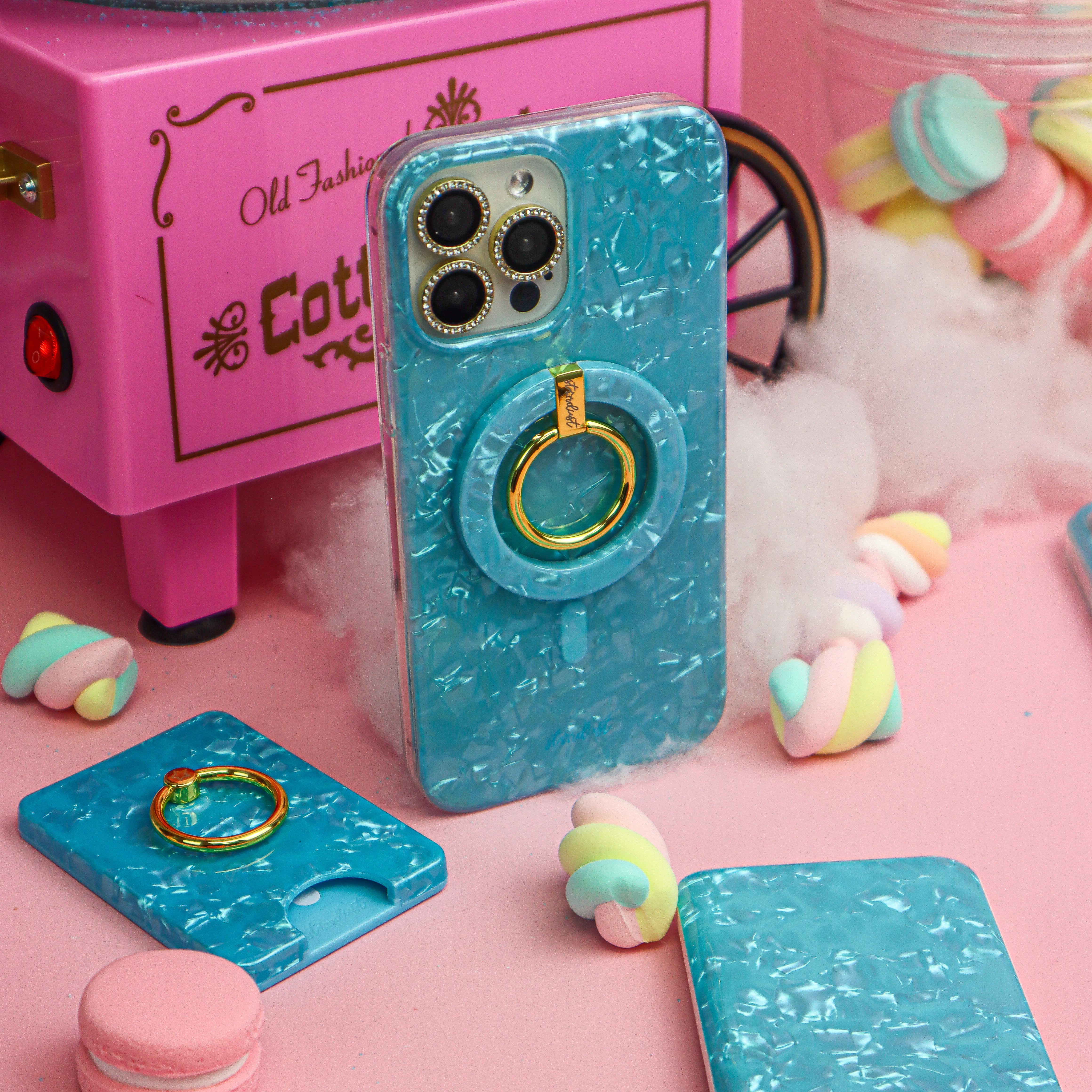 Cotton Candy Pearl MagSafe Wallet