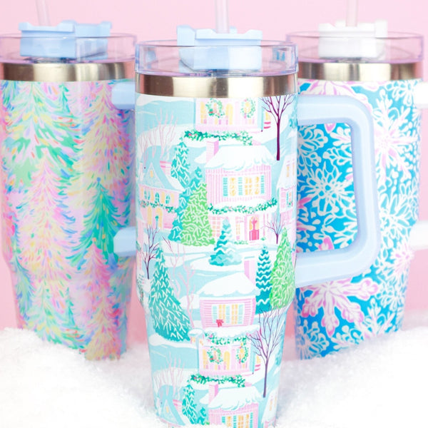 Fairytale Forest 30oz Tumbler with Handle