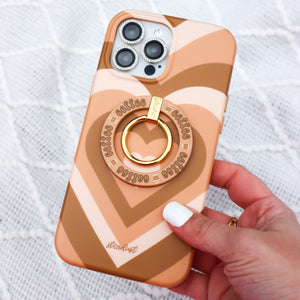 Java Hearts MagSafe iPhone Case