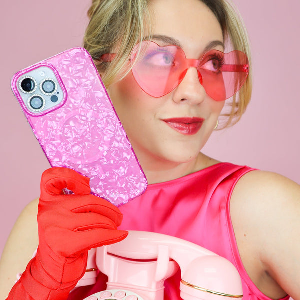 Pink Pearl MagSafe iPhone Case