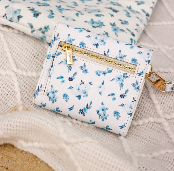 Coastal Florals Wallet Wristlet