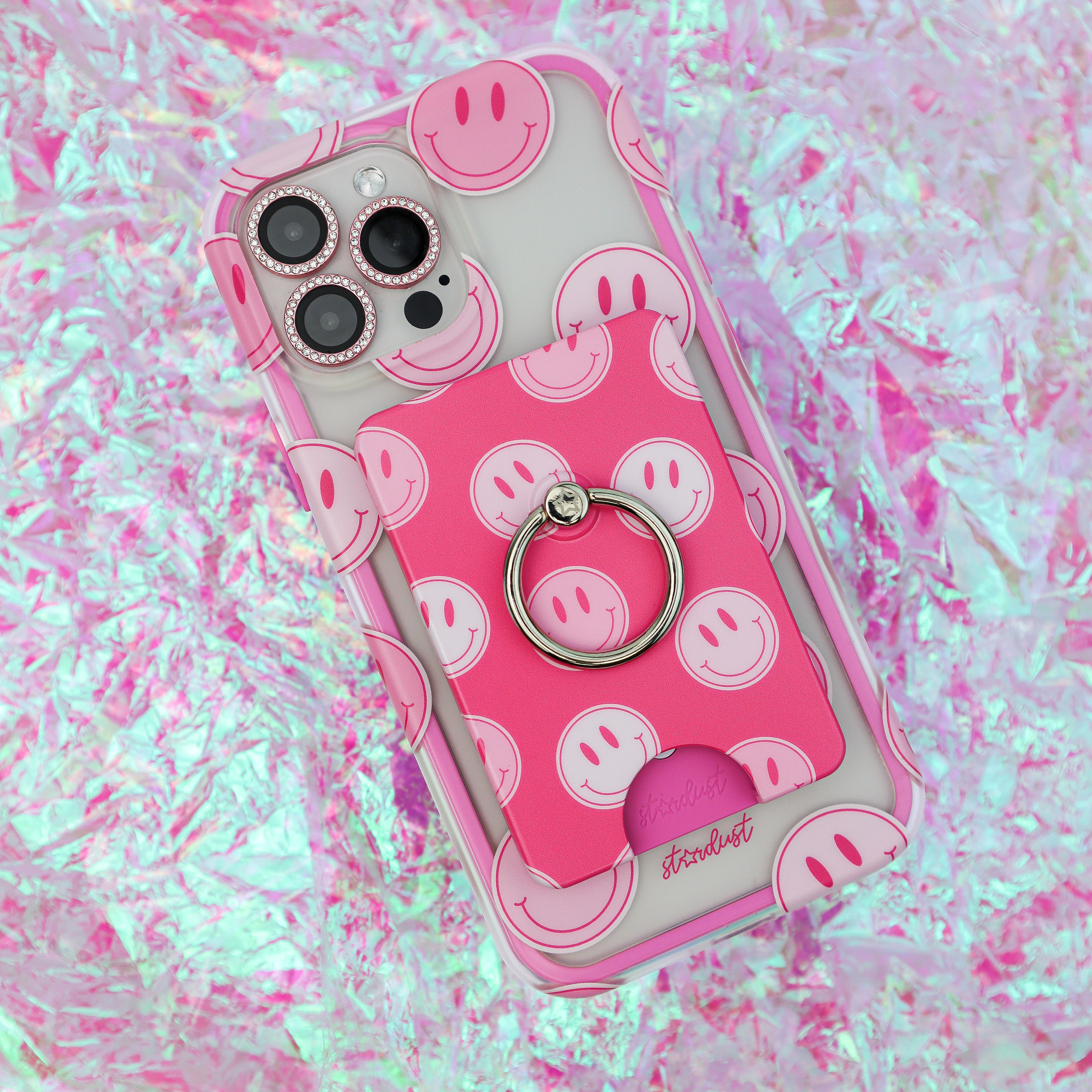 Bubblegum Smileys MagSafe Wallet