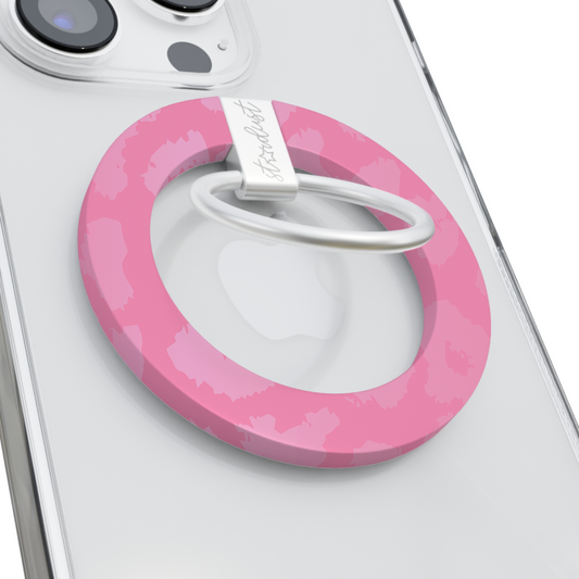 Pink Leopard MagSafe Phone Ring