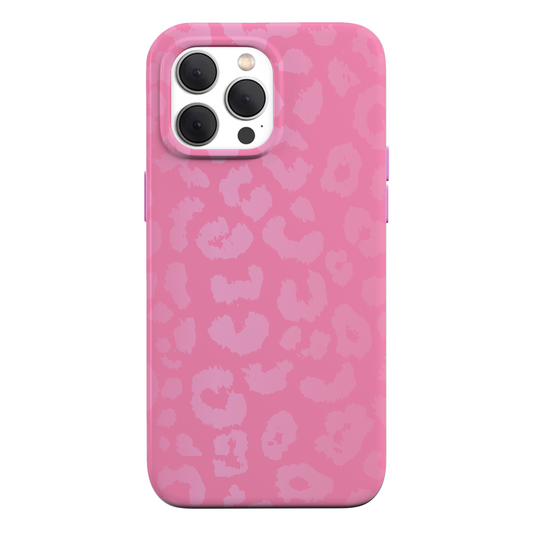 Pink Leopard MagSafe iPhone Case