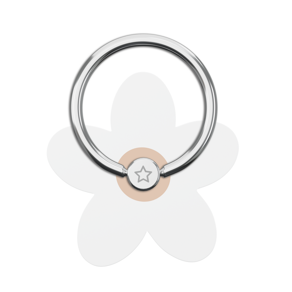 Nude Checkers Adhesive Phone Ring