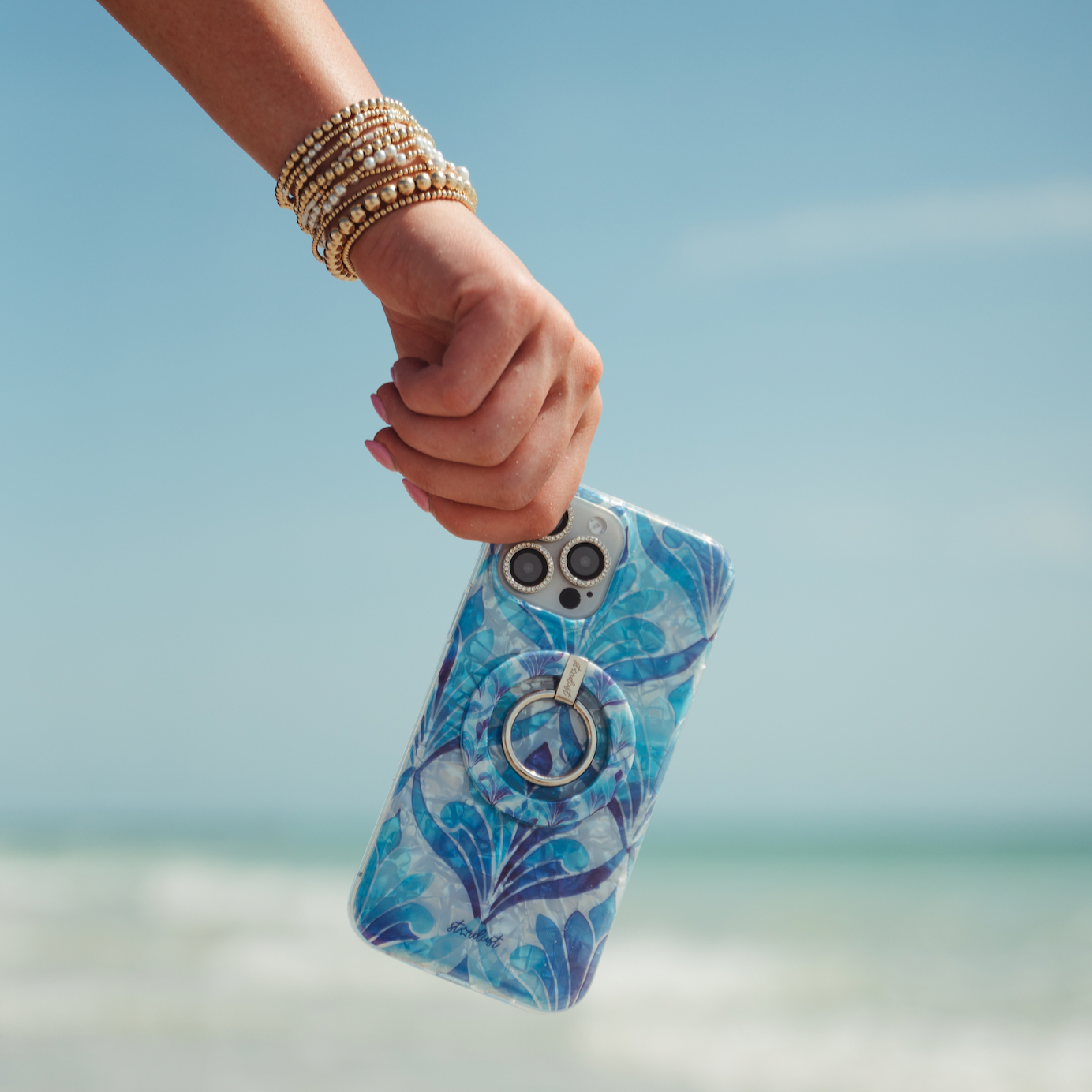 Aquamarine Pearl MagSafe Wallet