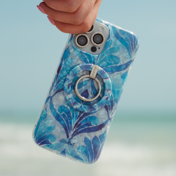 Aquamarine Pearl MagSafe iPhone Case