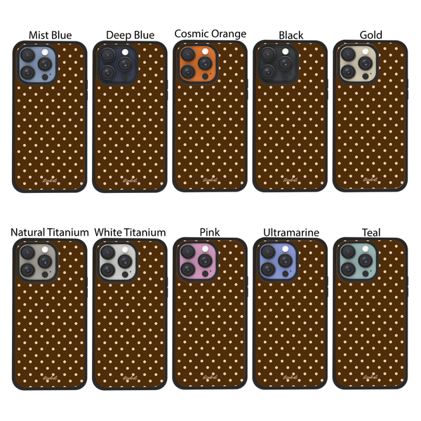 Mocha Polka Dots Stardust Snap