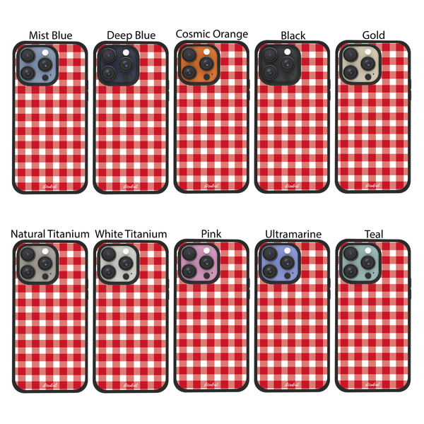 Strawberry Gingham Stardust Snap