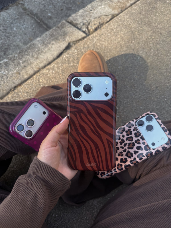 Cocoa Zebra MagSafe Phone Case