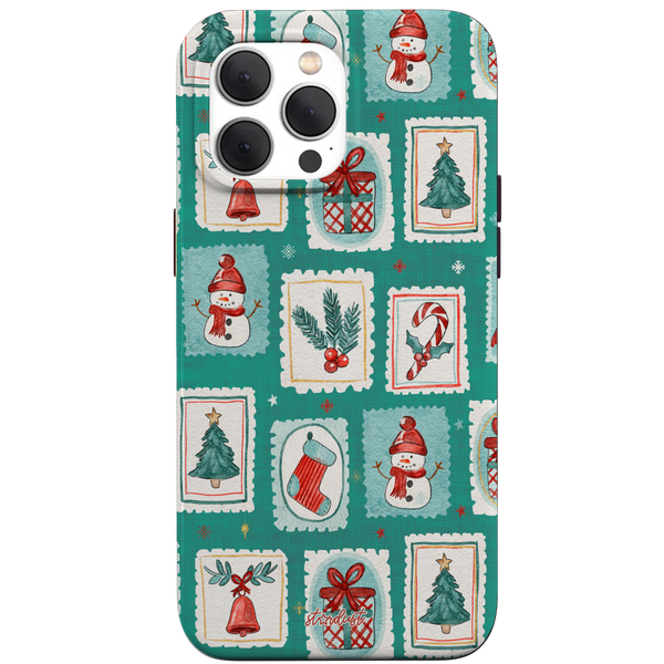 Santa's Stamps MagSafe iPhone Case