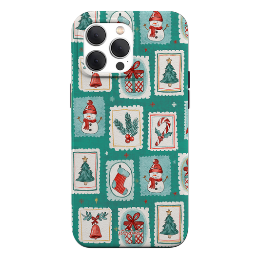 Santa's Stamps MagSafe iPhone Case