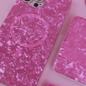 Pink Pearl MagSafe iPhone Case